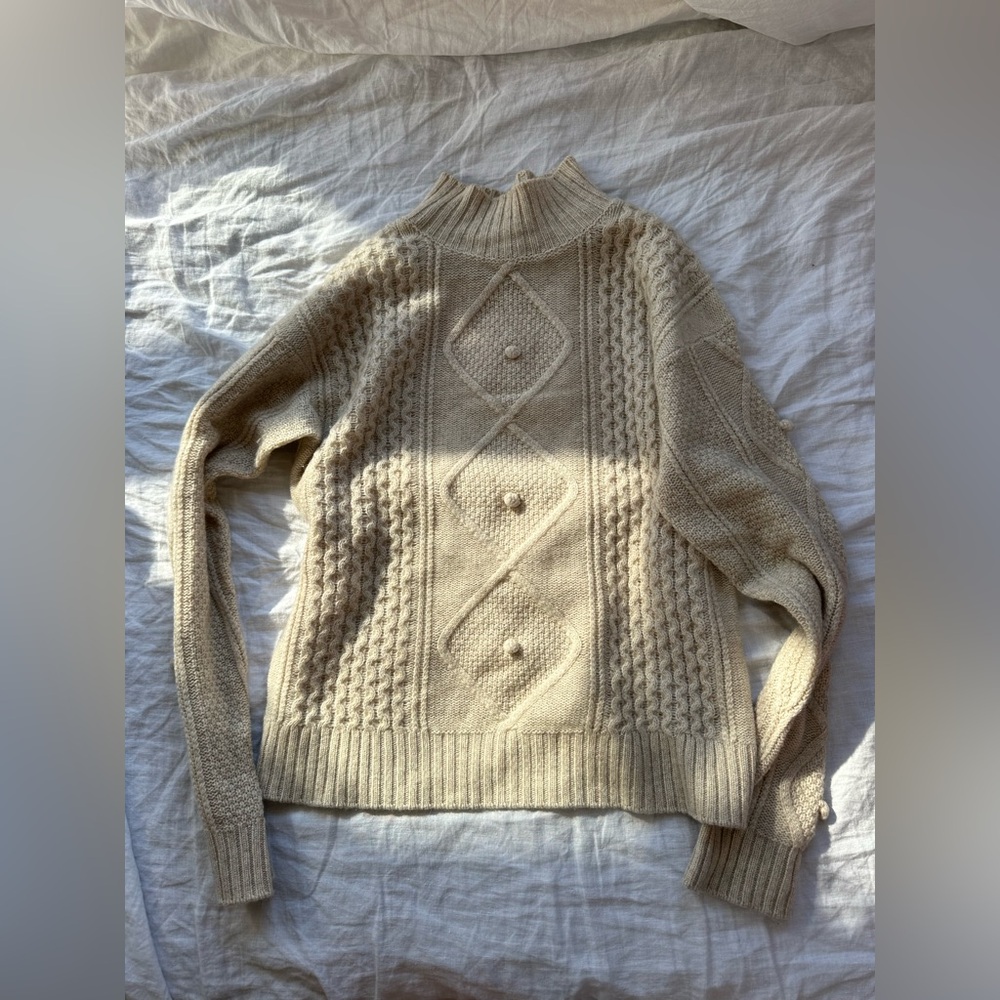 Aqua Cashmere Sweater in Size M